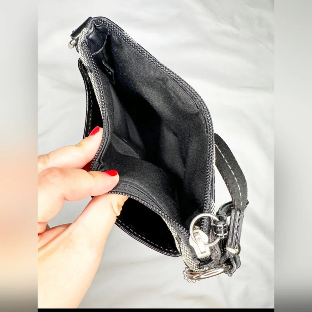 Coach crossbody purse with signature “C”print all over. Zipper closure. - Picture 3 of 4